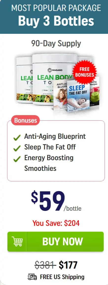 Lean Body Tonic - 3 Bottles